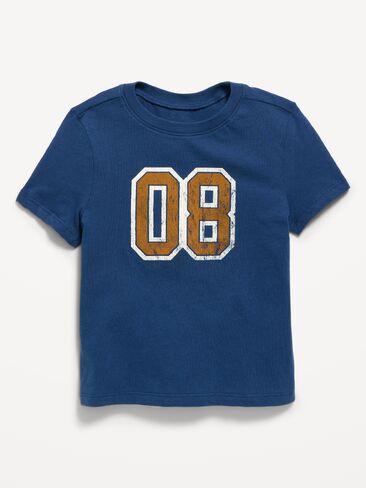 Old Navy Short-Sleeve Unisex Graphic T-Shirt for Toddler - Pacific Blue in Kuwait