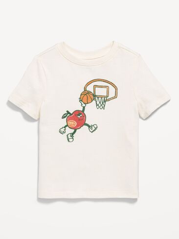 Old Navy Short-Sleeve Unisex Graphic T-Shirt for Toddler - Sea Salt in Kuwait