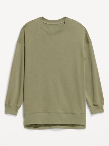 Old Navy SoComfy Relaxed Tunic Sweatshirt - Dill Caper in Kuwait