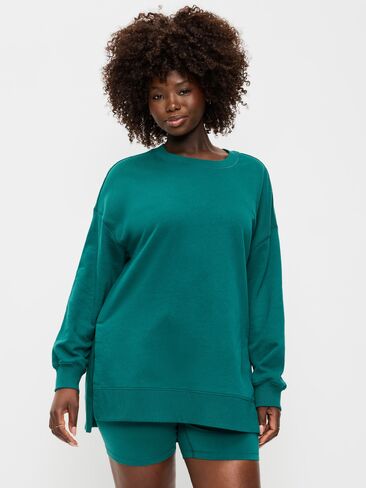 Old Navy SoComfy Relaxed Tunic Sweatshirt - Deep Lagoon in Kuwait