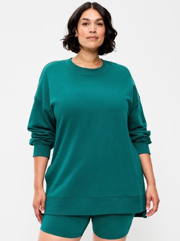Old Navy SoComfy Relaxed Tunic Sweatshirt - Deep Lagoon in Kuwait