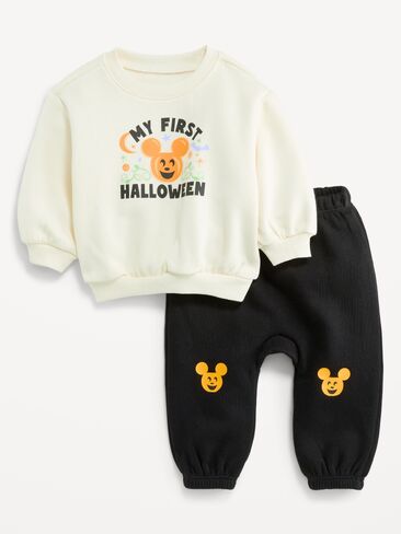 Old Navy Disney© Crew-Neck Sweatshirt and Leggings Set for Baby - Halloween in Kuwait