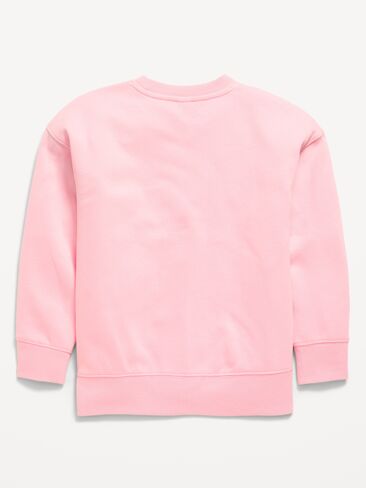 Old Navy KPop Demon Hunters™ Oversized Tunic Sweatshirt for Girls - Pink Pirouette in Kuwait