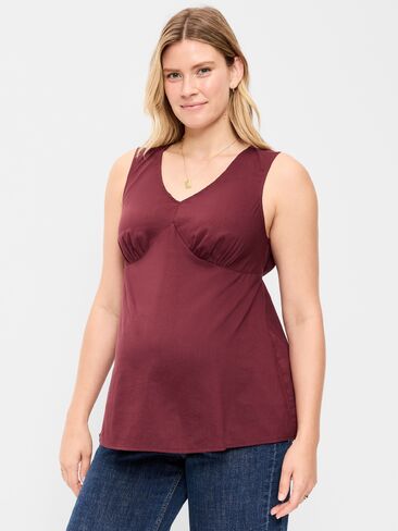 Old Navy Maternity Sleeveless V-Neck Tie-Back Top - Reddy Or Not in Kuwait