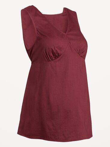 Old Navy Maternity Sleeveless V-Neck Tie-Back Top - Reddy Or Not in Kuwait