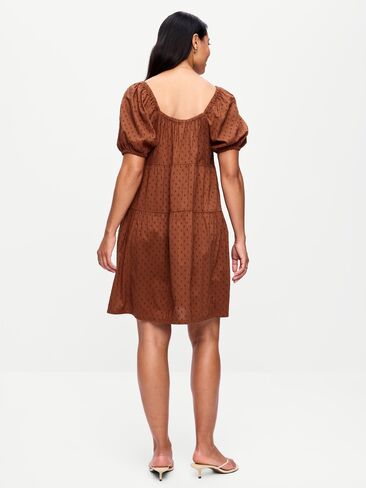 Old Navy Maternity Short-Sleeve Swing Mini Dress - Coco de mer in Kuwait