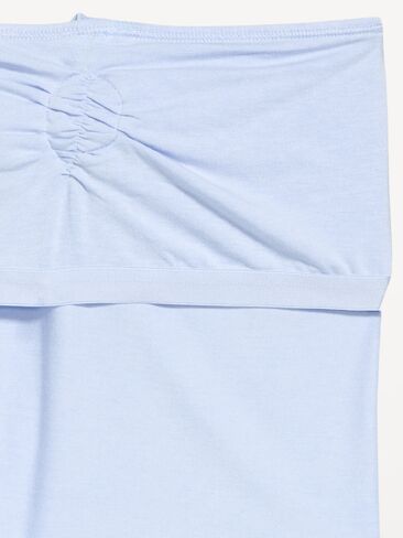 Old Navy Tie-Neck Rosette Tube Top - Powder Blue in Kuwait