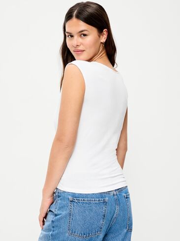 Old Navy Gathered-Shoulder Rosette Top - White Lilies in Saudi Arabia