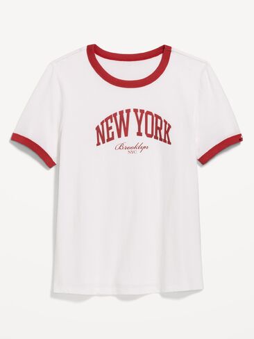 Old Navy EveryWear Crew-Neck T-Shirt - Calla Liliy White in Kuwait