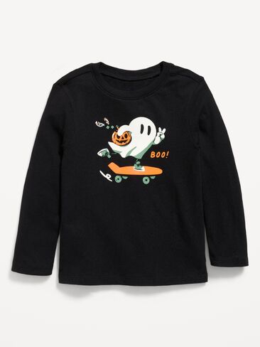 Old Navy Long-Sleeve Unisex Graphic T-Shirt for Toddler - Ghost in Kuwait
