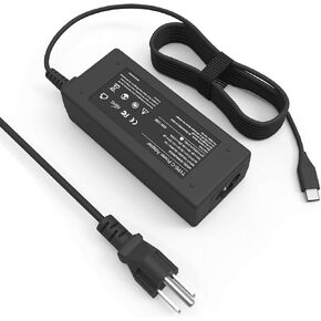 New 65W USB C Charger for Lenovo Laptop: Lenovo ThinkPad Charger, Lenovo Yoga/Chromebook/ThinkBook, Replacement GX20Z46256 ADLX65YSCC3A Fast Charging Type C AC Power Adapter in Kuwait