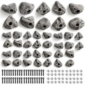 Rocky Mountain Climbing Gear TC-JRNL-SNZX 50 Bolt On Rock Climbing Holds With Hardware in Kuwait
