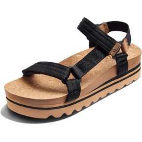REEF Cushion Rem Hi Womens Platform Sandal, Adjustable Strap, Arch Support and Heel Cupping, Coral Duo, 8 in Kuwait
