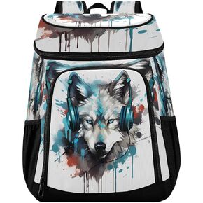 Leopard Rose Gold Cooler Backpack Insulated Waterproof Leak Proof Beach Cooler Bag Lightweight Lunch Picnic Camping Backpack Cooler for Men and Women in Saudi Arabia