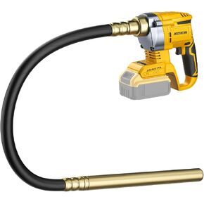 Handheld Concrete Vibrating Tool Compatible with Dewalt 20V Battery (No Battery), 600W Cordless Electric Concrete Vibrator with 3.8ft Shaft & Lock Switch, Portable Vibrator for Removing Air Bubble in Kuwait