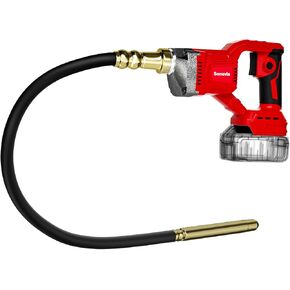 Cordless Concrete Vibrator Compatible with Milwaukee | Sonuvia 600W motor with 6000RPM high-frequency vibration and 3.8ft flexible shaft. Cordless design(Battery not included) in Kuwait