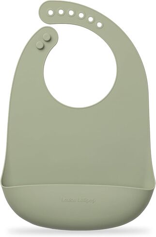 Loulou Lollipop Soft, Waterproof Silicone Feeding Bib in Saudi Arabia