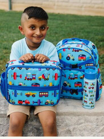 Old Navy Wildkin Trains Planes and Trucks ECO Lunch Box - TRUCKS in Kuwait