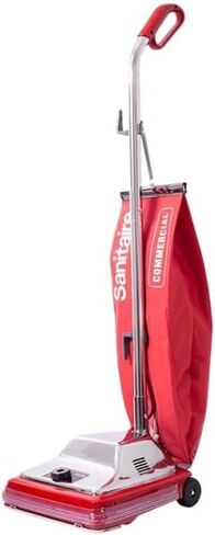 Sanitaire Tradition Upright Bagged Commercial Vacuum, SC886G 8.5" x 17.3" x 21.3 & Basic Medical Blue Nitrile Exam Gloves - Latex-Free & Powder-Free - NGPF-7003 (Case of 1,000), Large in Saudi Arabia