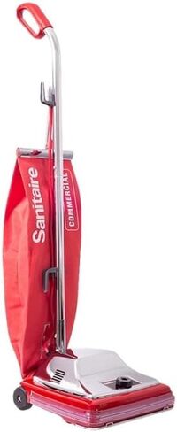 Sanitaire Tradition Upright Bagged Commercial Vacuum, SC886G 8.5" x 17.3" x 21.3 & Basic Medical Blue Nitrile Exam Gloves - Latex-Free & Powder-Free - NGPF-7003 (Case of 1,000), Large in Saudi Arabia