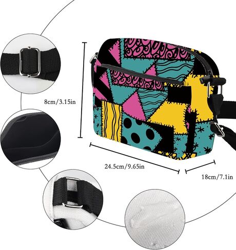 VAMSII Sally Crossbody Bag هدايا أفلام الرعب S Est 1993 Merch (S 1993 HCB) in Kuwait