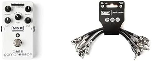 MXR Bass Compressor & MXR Patch Cable 6 in|15 cm - 3 Pack (3PDCP06) in Saudi Arabia