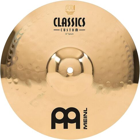 Meinl 12" Splash Cymbal - Classics Custom Brilliant - Made In Germany, 2-YEAR WARRANTY (CC12S-B) in Saudi Arabia
