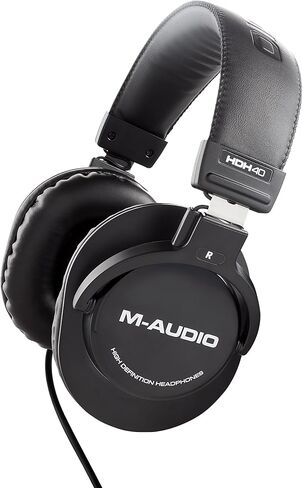 شاشات استوديو M-Audio BX4 مقاس 4.5 بوصة، ومكبرات صوت HD PC للتسجيل والوسائط المتعددة مع برنامج إنتاج الموسيقى، 120 وات، زوج، أسود in Kuwait