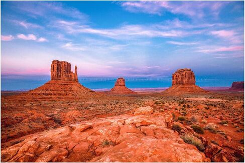Southwestern Photography Print (Not Framed) Picture of Monument Valley at Sunset Along Arizona and Utah Border Desert Wall Art Western Decor (5" x 7") in Saudi Arabia