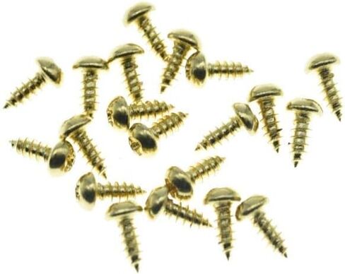 kaish 20 حزمة قسط الفولاذ المقاوم للصدأ الأمريكية #2 × 1/4 "فيليبس رئيس الغيتار الجمالون غطاء قضيب مسامير لاستيراد Les Paul LP/SG أو غيرها من القيثارات السوداء in Kuwait