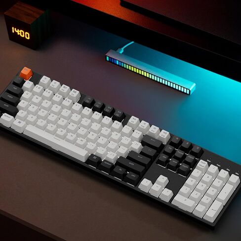 Keychron C2 Full Size 104 Keys Wired Mechanical Gaming Keyboard for Mac Layout, Gateron G Pro Brown Switch/White LED Backlight/Double Shot ABS Keycaps/USB C Computer Keyboard for Windows Laptop in Kuwait