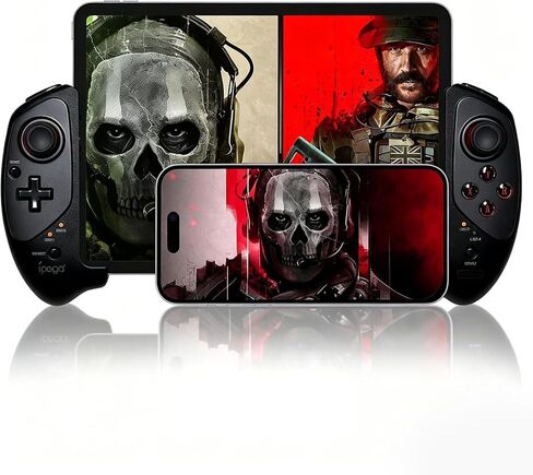 arVin Wireless Gaming Controller for iPad/Mini/Air/Samsung Galaxy Tab/HUAWEI MatePad/Yoga Tab[within 5-11"] Gamepad Joystick for iPhone 15/14/13 Pro Max/Galaxy 23/22/21/PC/Call of Duty Mobile/Genshin in Saudi Arabia