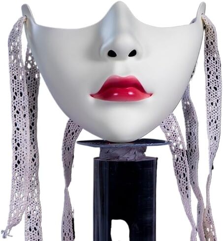 Mechanical Wind Half Face Wings Mask Woman Ancient Style Mask for Halloween or Cosplay in Kuwait