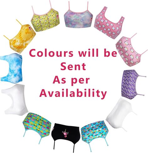 DChica Sports Bra, Training Bra for Girls Soft to Skin Non-Padded Double Layer Cotton Everyday Camisole Crop Teens Bralettes in Saudi Arabia
