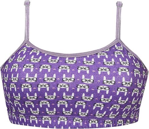 DChica Sports Bra, Training Bra for Girls Soft to Skin Non-Padded Double Layer Cotton Everyday Camisole Crop Teens Bralettes in Saudi Arabia