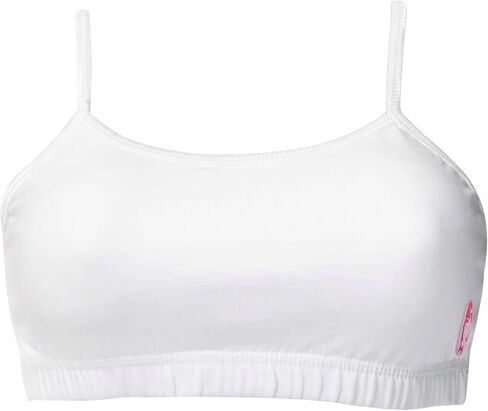 DChica Sports Bra, Training Bra for Girls Soft to Skin Non-Padded Double Layer Cotton Everyday Camisole Crop Teens Bralettes in Saudi Arabia