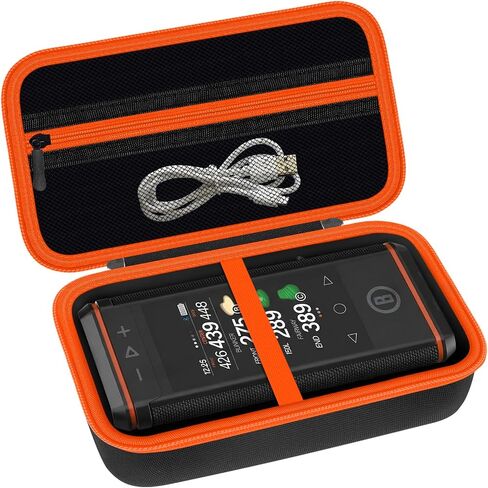 حقيبة حمل صلبة من HESPLUS لمكبر صوت Bushnell Wingman GPS Golf، حقيبة تخزين واقية للسفر، منظم حقيبة يناسب أسلاك شحن سماعات Bushnell Golf وأزرار وإكسسوارات - أسود in Kuwait
