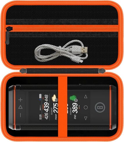 حقيبة حمل صلبة من HESPLUS لمكبر صوت Bushnell Wingman GPS Golf، حقيبة تخزين واقية للسفر، منظم حقيبة يناسب أسلاك شحن سماعات Bushnell Golf وأزرار وإكسسوارات - أسود in Kuwait