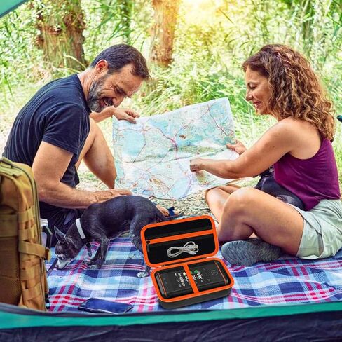 حقيبة حمل صلبة من HESPLUS لمكبر صوت Bushnell Wingman GPS Golf، حقيبة تخزين واقية للسفر، منظم حقيبة يناسب أسلاك شحن سماعات Bushnell Golf وأزرار وإكسسوارات - أسود in Kuwait
