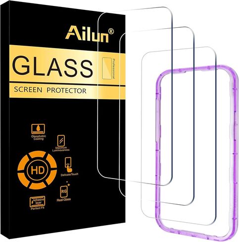 Ailun Screen Protector for iPhone 11 Pro Max/iPhone Xs Max 3 Pack 6.5 Inch 2019/2018 Release Case Friendly Tempered Glass in Saudi Arabia