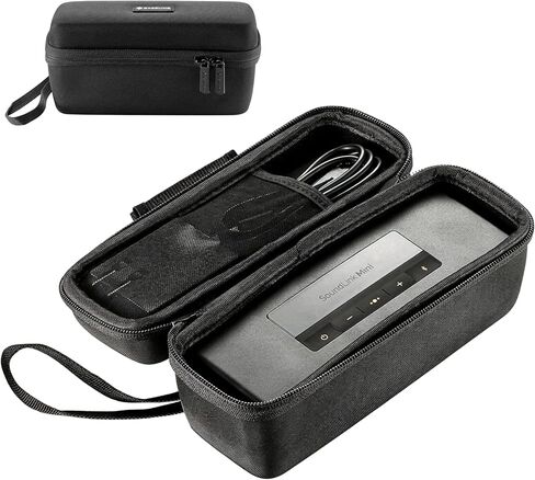 caseling Hard Case Fits Bose soundlink Mini II (1 and 2 Gen) Portable Wireless Speaker & Charger/Cable Accessories - Fits with The Bose Silicone Soft Cover - Storage Carrying Travel Bag. in Saudi Arabia