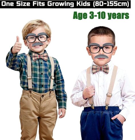 Kids 100th day of school costume for Boys, Old man dress up for kid, Old person costume For Boy,Grandpa Costume Kids in Kuwait