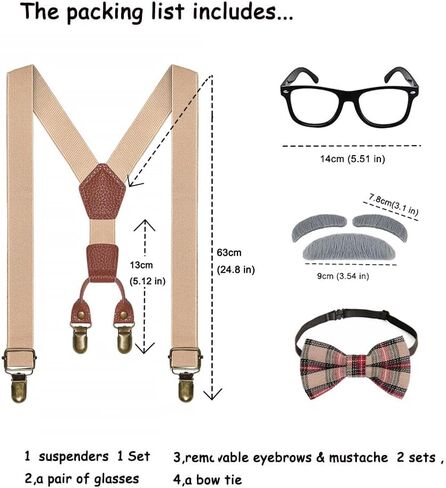 Kids 100th day of school costume for Boys, Old man dress up for kid, Old person costume For Boy,Grandpa Costume Kids in Kuwait