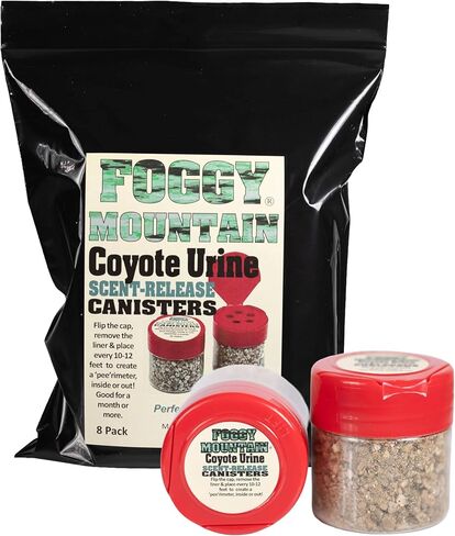 Foggy Mountain Coyote Urine Scent Release Canisters - 8pk in Saudi Arabia