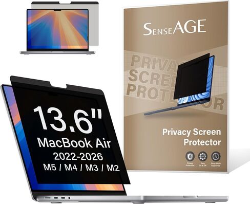 فلتر شاشة خصوصية مغناطيسي SenseAGE لجهاز MacBook Pro 13.3 بوصة، واقي شاشة للخصوصية سهل التشغيل/الإيقاف ومضاد للضوء الأزرق، متوافق مع MacBook Pro 13 بوصة (2016-2022 M1 M2) in Kuwait