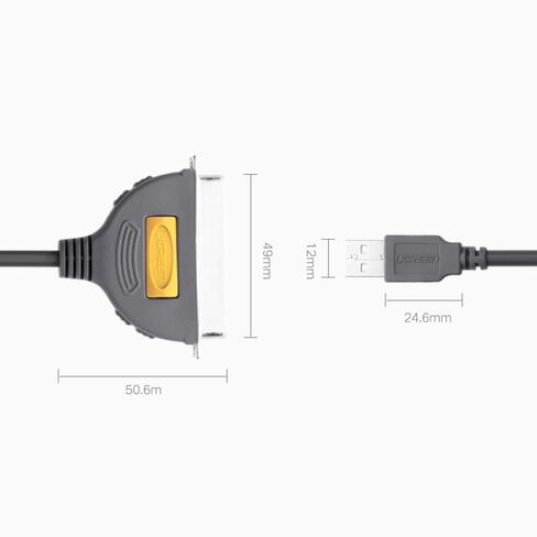 UGREEN USB to Parallel Port USB to IEEE1284 CN36 Centronics Printer Cable Adapter 10FT in Kuwait