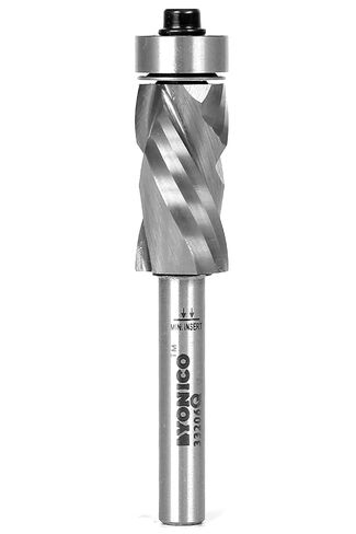 Yonico Flush Trim Router Bits Pattern Bit أداء فائق 1 بوصة ارتفاع × 1/2 بوصة قطر علوي / ساق تحمل ساق 1/4 بوصة 31204q in Kuwait