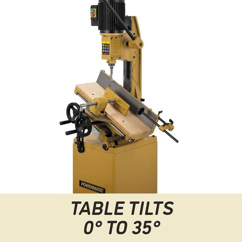طاولة إمالة Powermatic 719T، أداة نقر الإزميل المجوفة، 1 حصان، 115/230 فولت (1791264K) in Kuwait