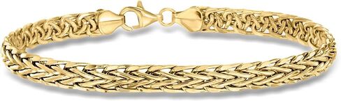 Ross-Simons 18kt Yellow Gold Wheat-Chain Bracelet in Saudi Arabia