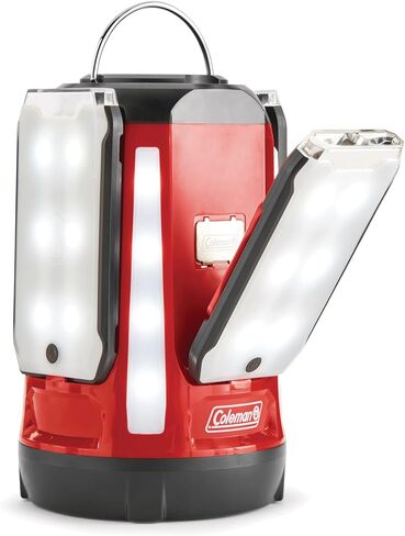 فانوس LED متعدد الألواح قابل لإعادة الشحن من كولمان، فانوس مقاوم للماء مع لوحات إضاءة مغناطيسية قابلة للإزالة، ومصباح يدوي مدمج، ومنفذ شحن USB؛ رائعة للتخييم والصيد وحالات الطوارئ والمزيد in Kuwait